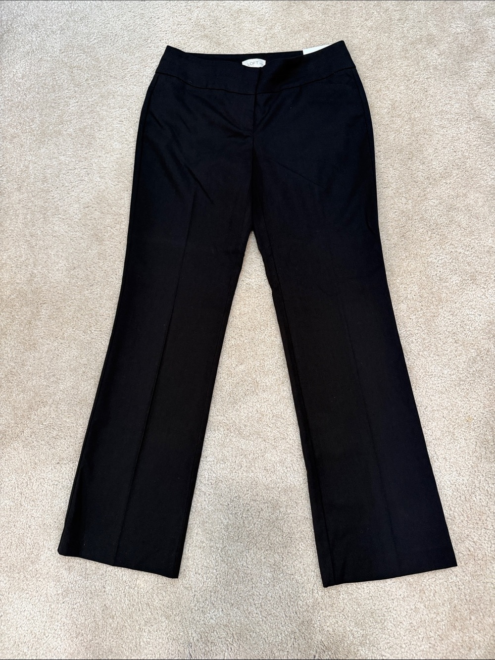 LOFT Black Boot Cut Dress Pants
